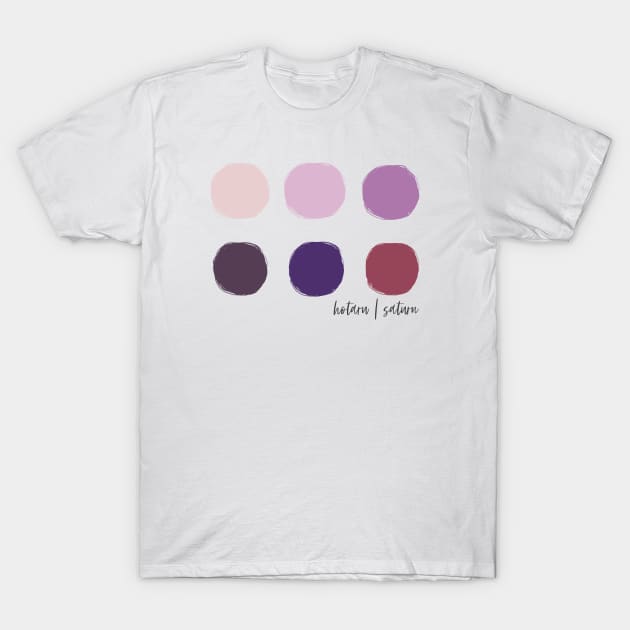 Color Palette 4 T-Shirt by littlemoondance